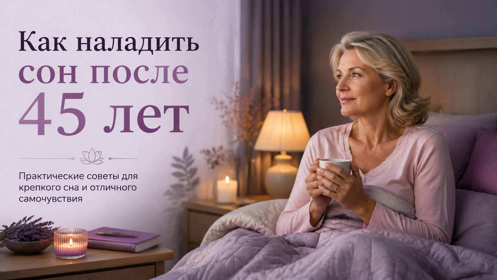 Как наладить сон после 45 лет