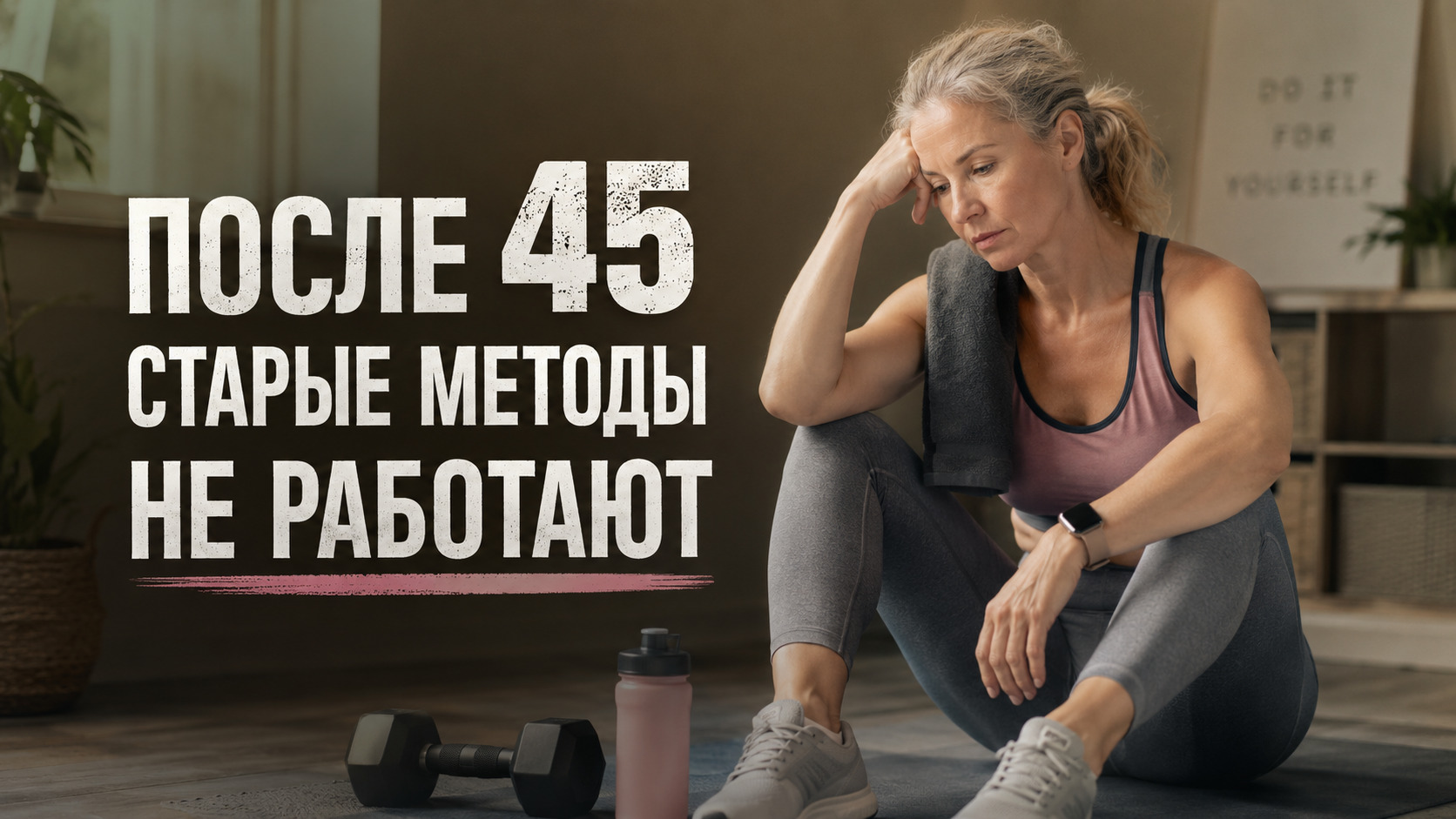 Почему после 45 привычная нагрузка перестаёт работать