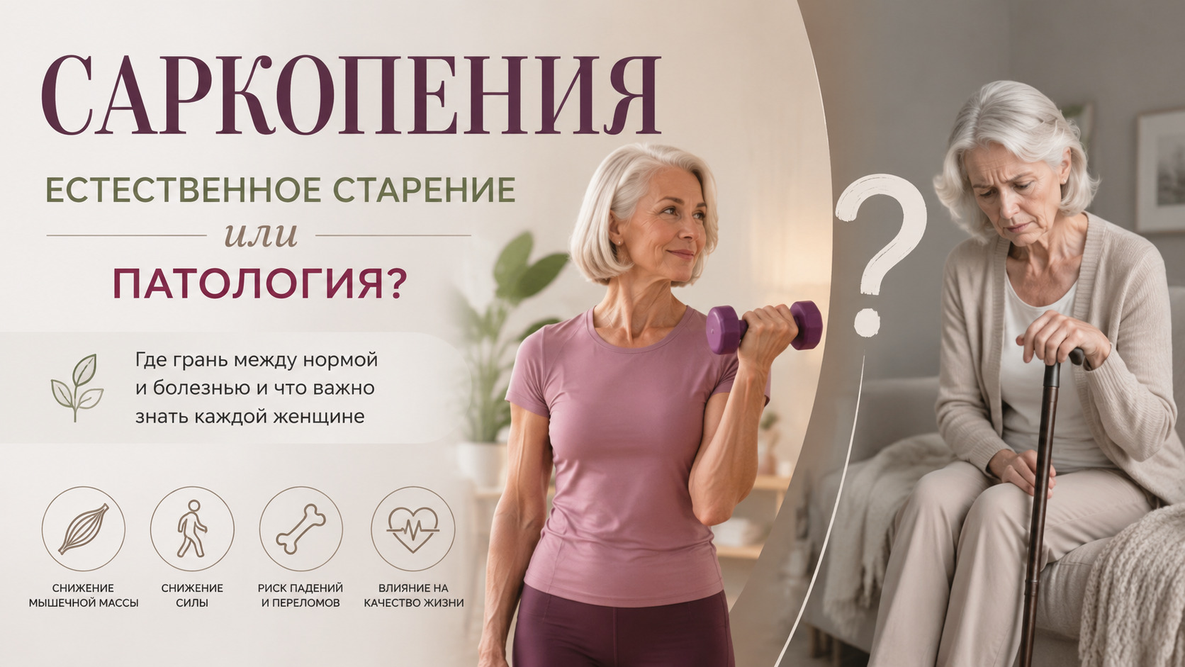 Саркопения естественное старение или патология